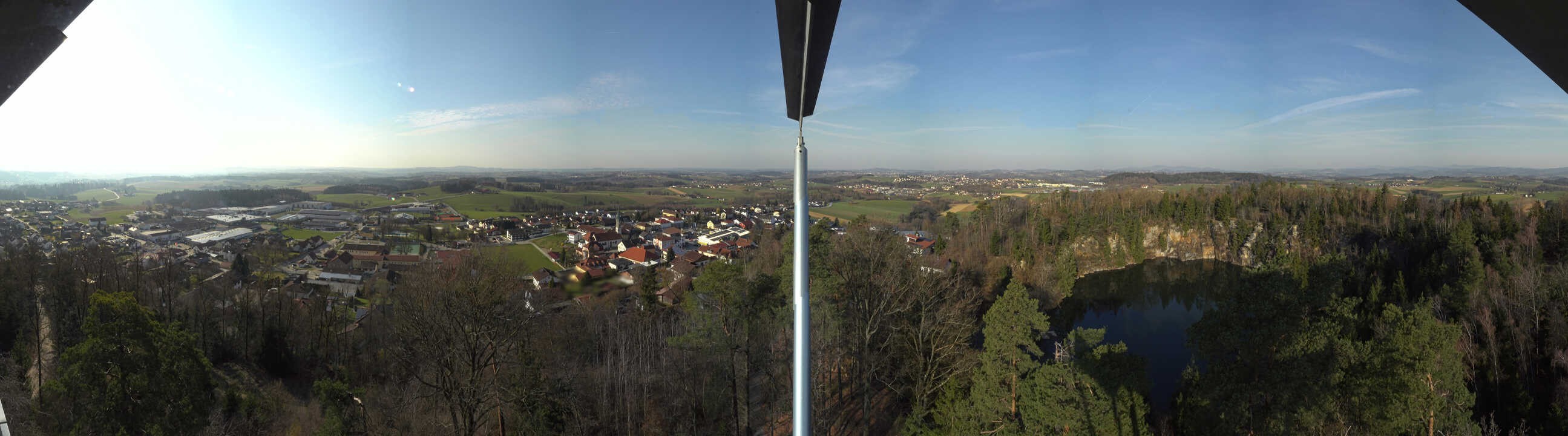 Archiv Foto Webcam Aussichtsturm am Steinbruch Büchlberg