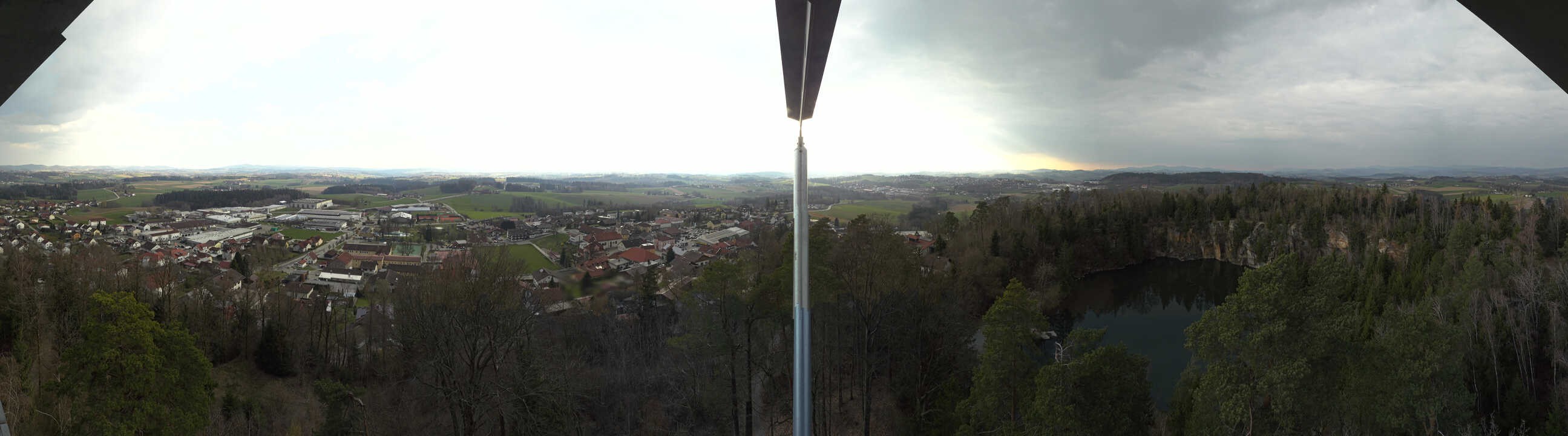 Archiv Foto Webcam Aussichtsturm am Steinbruch Büchlberg