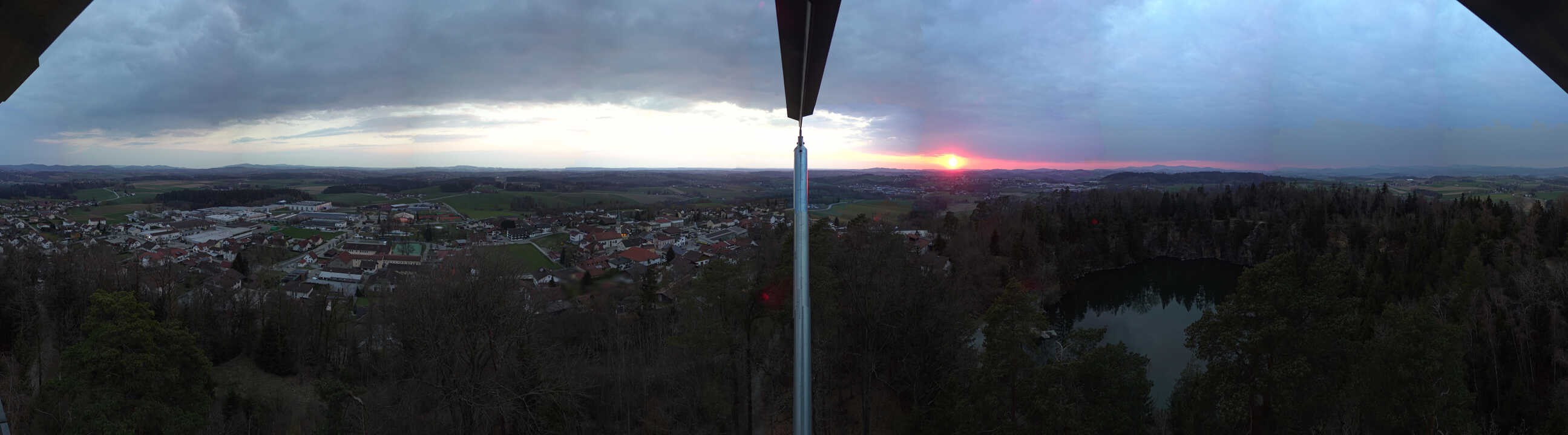 Archiv Foto Webcam Aussichtsturm am Steinbruch Büchlberg