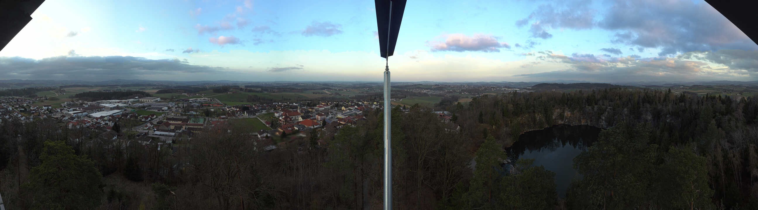 Archiv Foto Webcam Aussichtsturm am Steinbruch Büchlberg