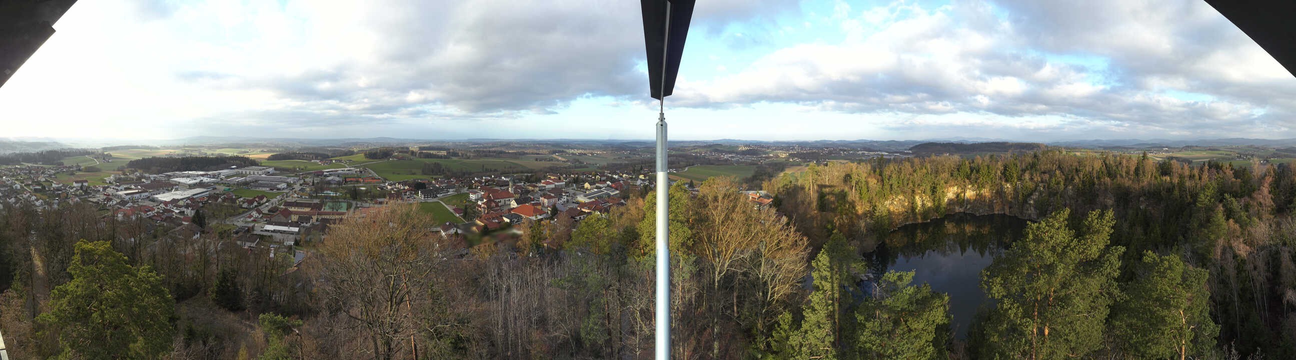 Archiv Foto Webcam Aussichtsturm am Steinbruch Büchlberg