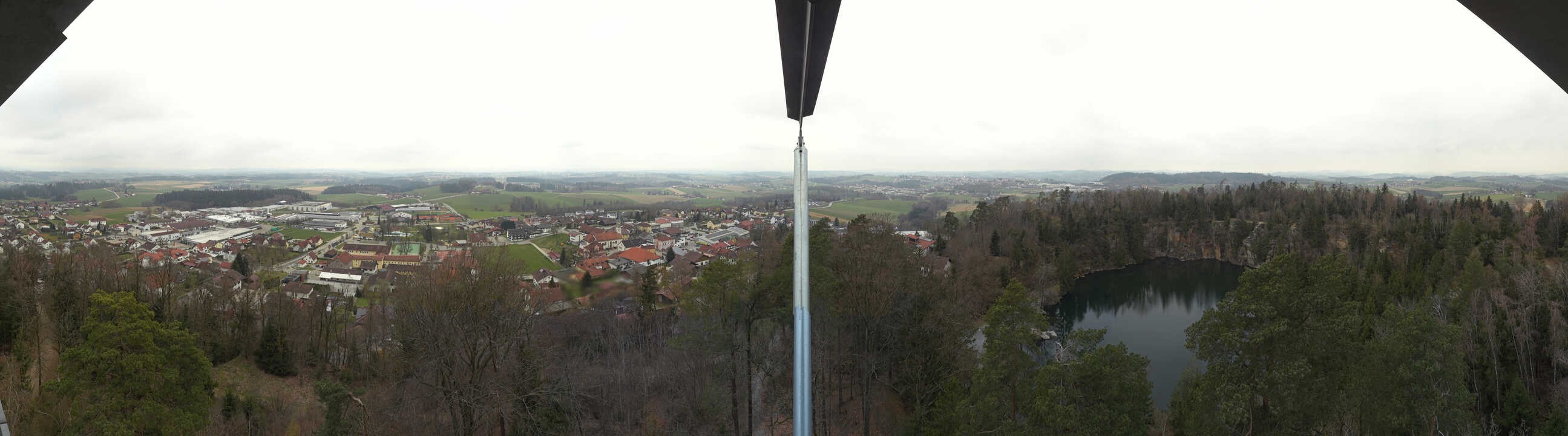 Archiv Foto Webcam Aussichtsturm am Steinbruch Büchlberg