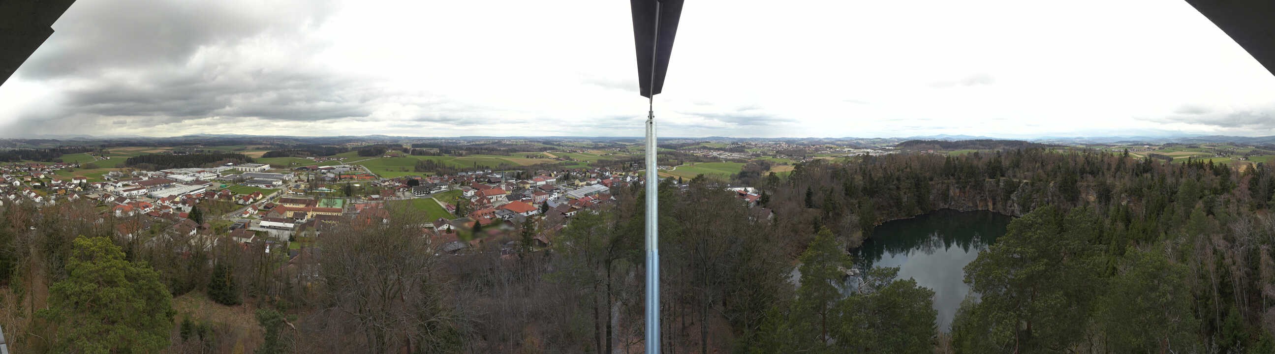 Archiv Foto Webcam Aussichtsturm am Steinbruch Büchlberg
