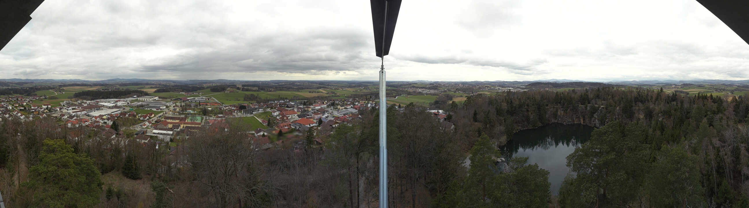 Archiv Foto Webcam Aussichtsturm am Steinbruch Büchlberg