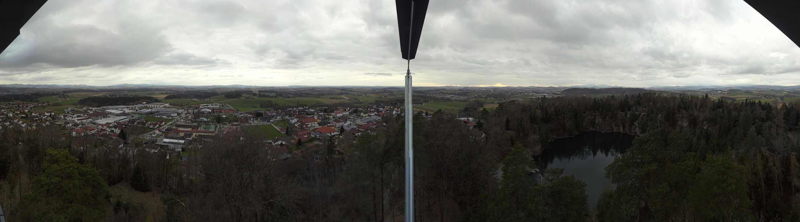 Archiv Foto Webcam Aussichtsturm am Steinbruch Büchlberg
