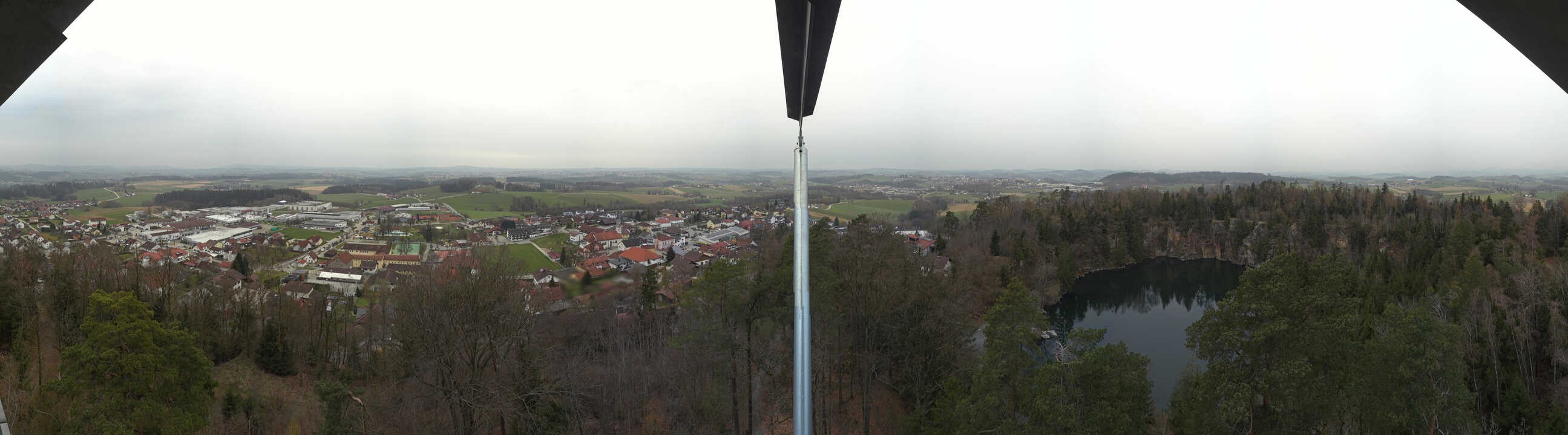 Archiv Foto Webcam Aussichtsturm am Steinbruch Büchlberg