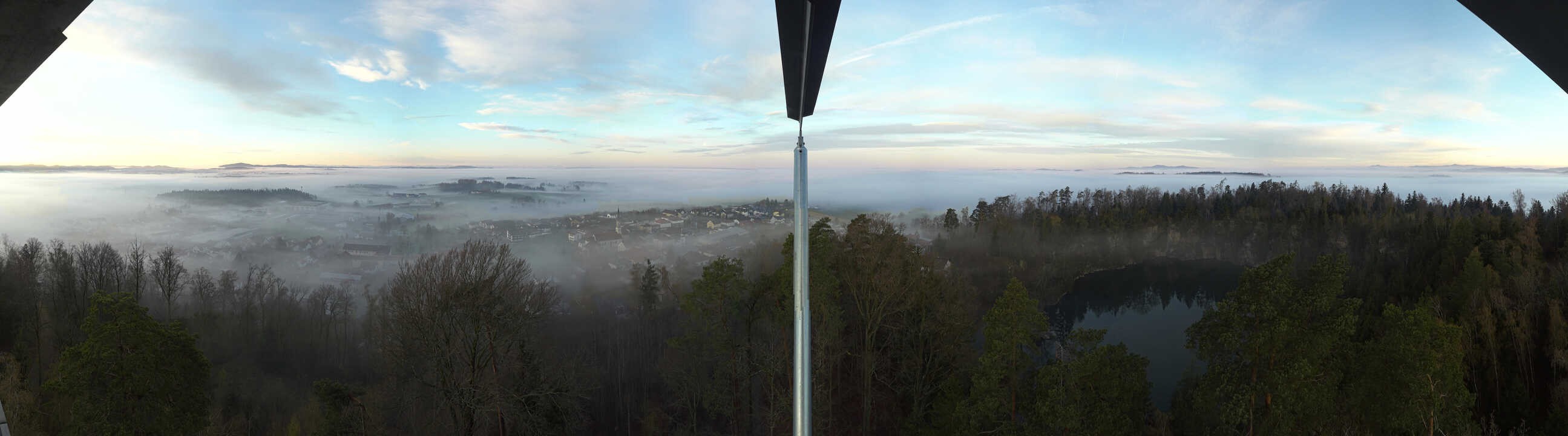 Archiv Foto Webcam Aussichtsturm am Steinbruch Büchlberg