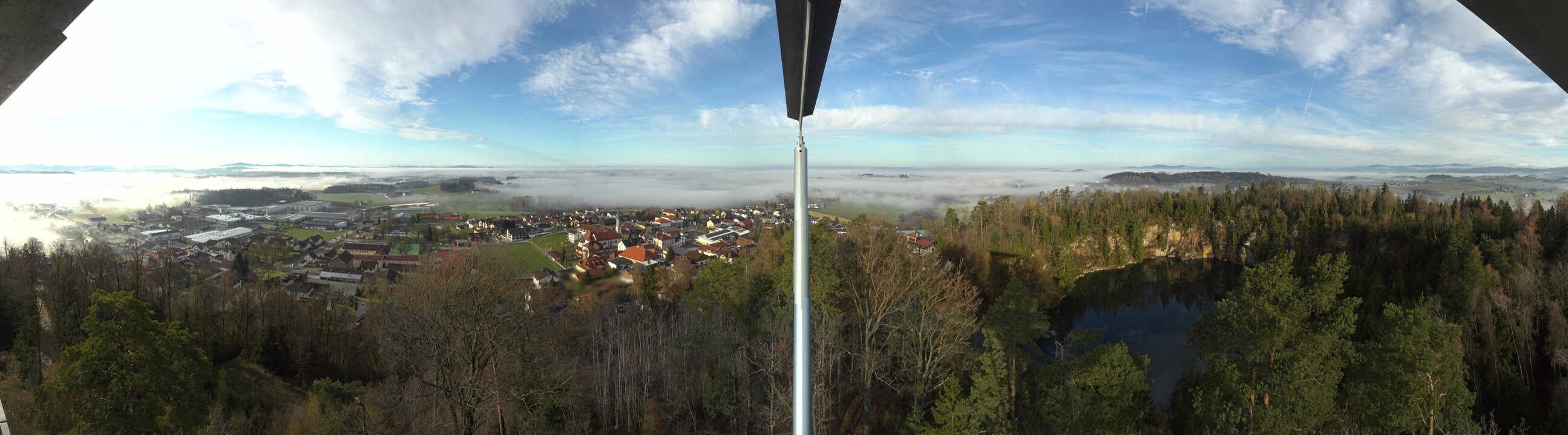Archiv Foto Webcam Aussichtsturm am Steinbruch Büchlberg