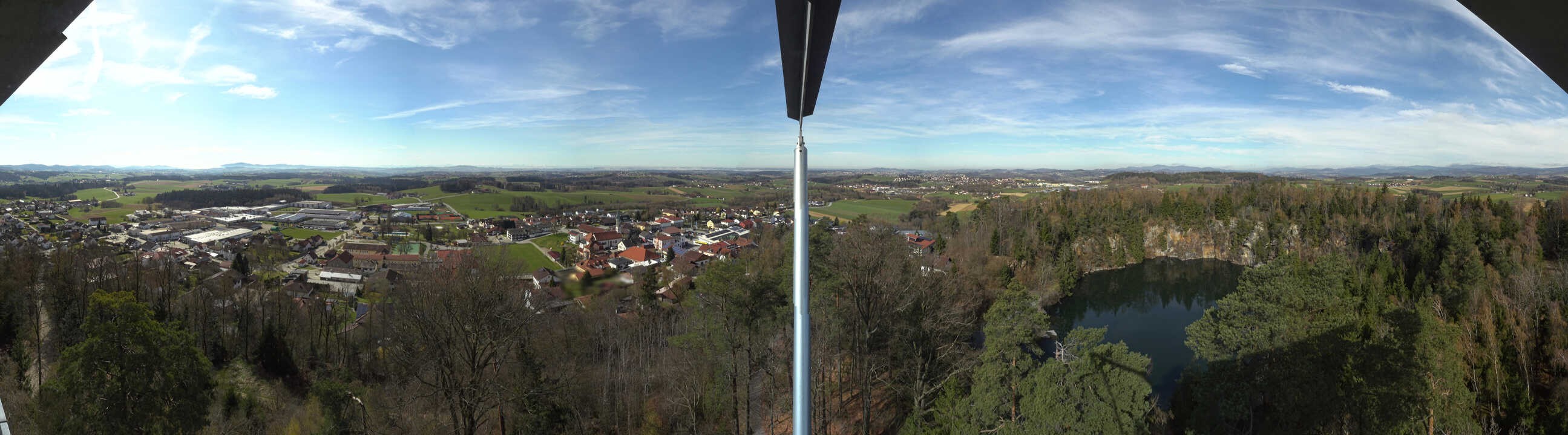 Archiv Foto Webcam Aussichtsturm am Steinbruch Büchlberg
