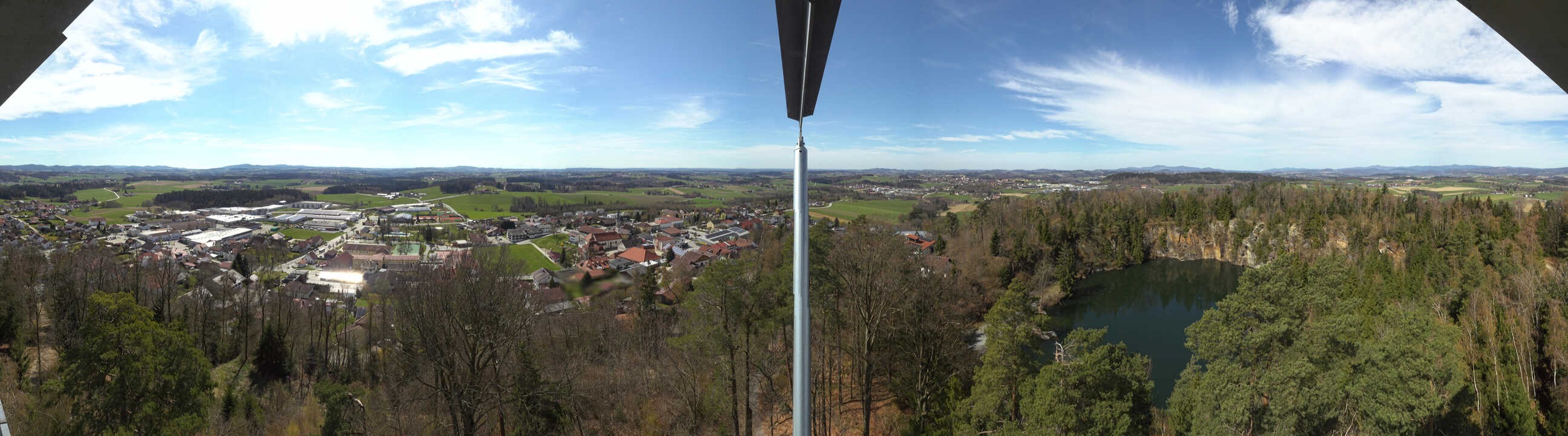 Archiv Foto Webcam Aussichtsturm am Steinbruch Büchlberg