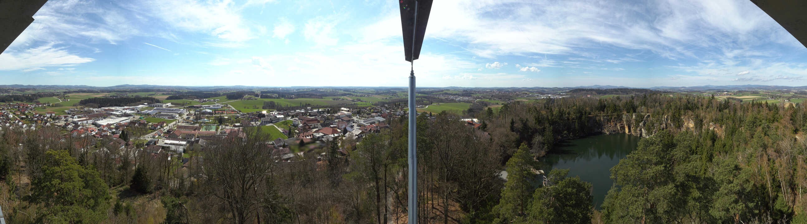 Archiv Foto Webcam Aussichtsturm am Steinbruch Büchlberg