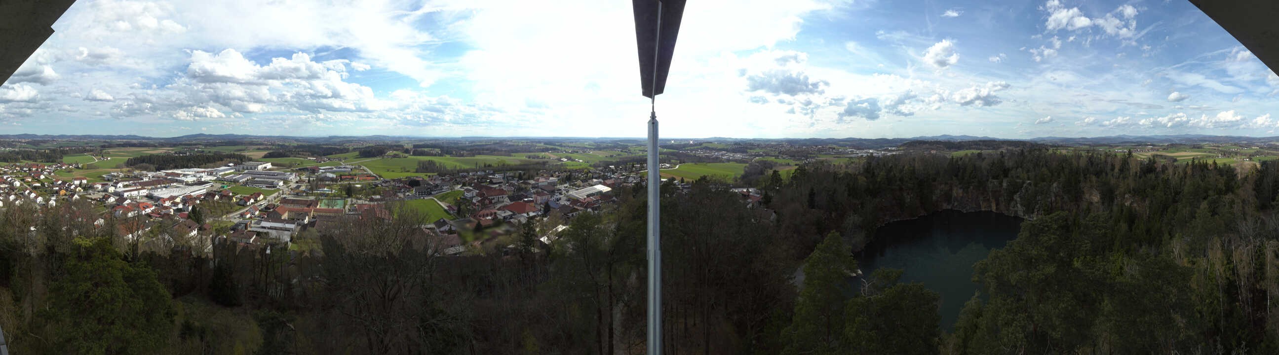 Archiv Foto Webcam Aussichtsturm am Steinbruch Büchlberg