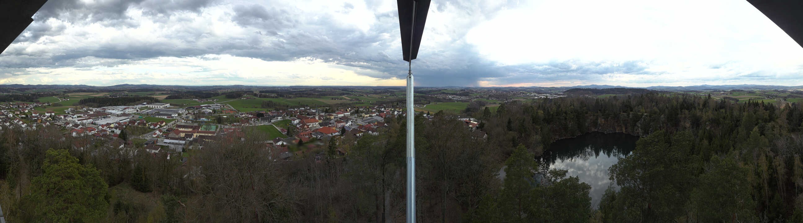 Archiv Foto Webcam Aussichtsturm am Steinbruch Büchlberg
