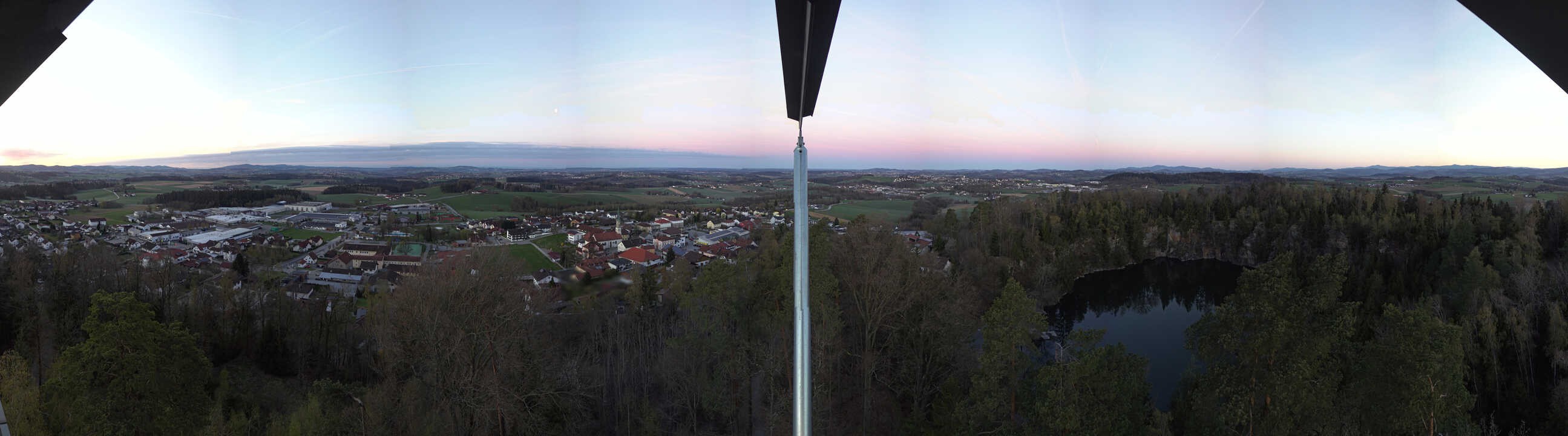 Archiv Foto Webcam Aussichtsturm am Steinbruch Büchlberg