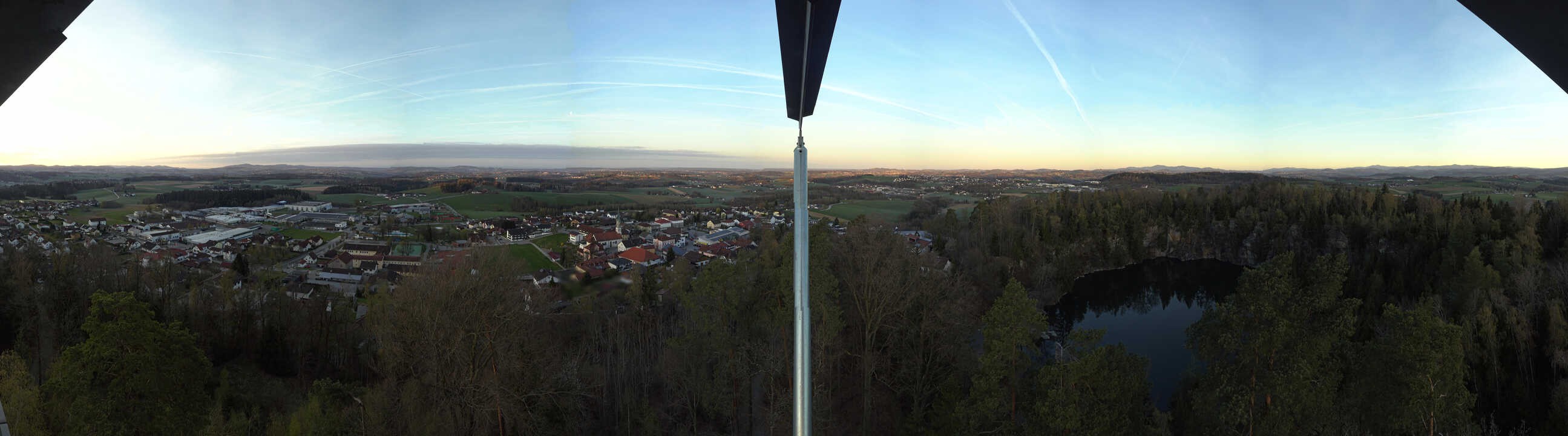 Archiv Foto Webcam Aussichtsturm am Steinbruch Büchlberg