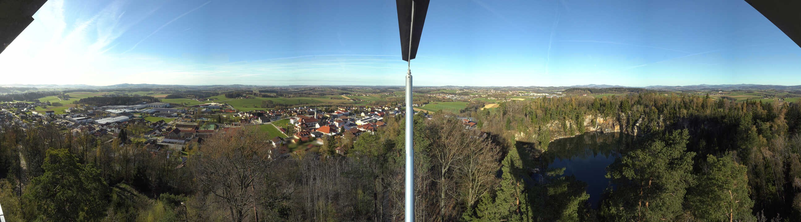 Archiv Foto Webcam Aussichtsturm am Steinbruch Büchlberg