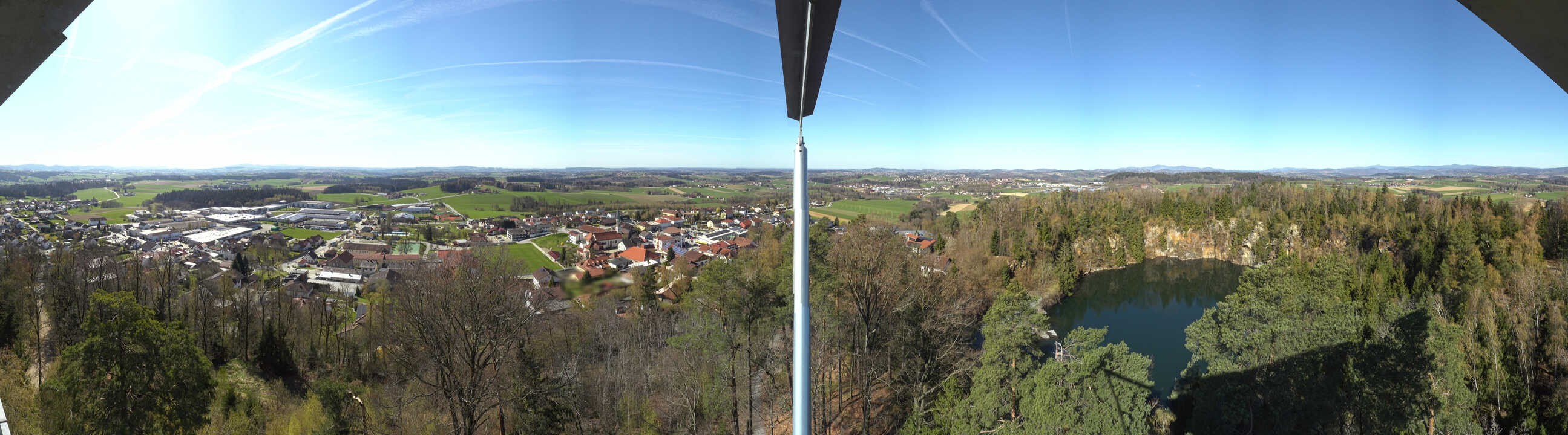 Archiv Foto Webcam Aussichtsturm am Steinbruch Büchlberg