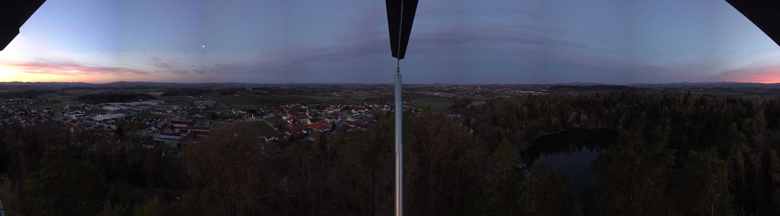 Archiv Foto Webcam Aussichtsturm am Steinbruch Büchlberg