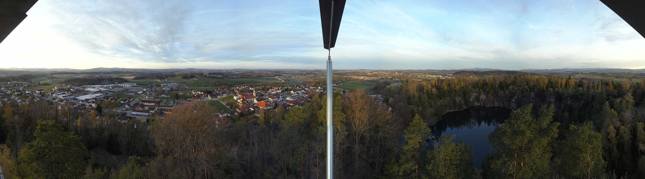 Archiv Foto Webcam Aussichtsturm am Steinbruch Büchlberg