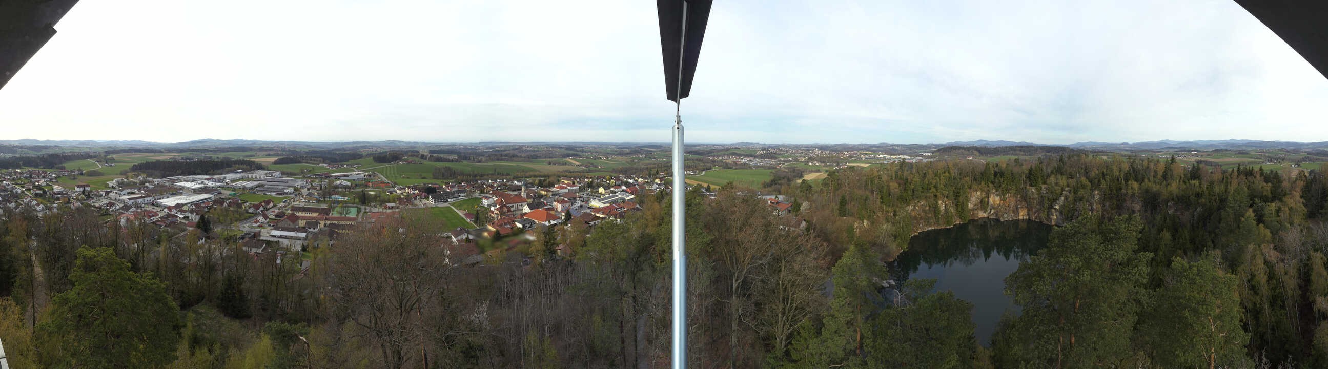 Archiv Foto Webcam Aussichtsturm am Steinbruch Büchlberg