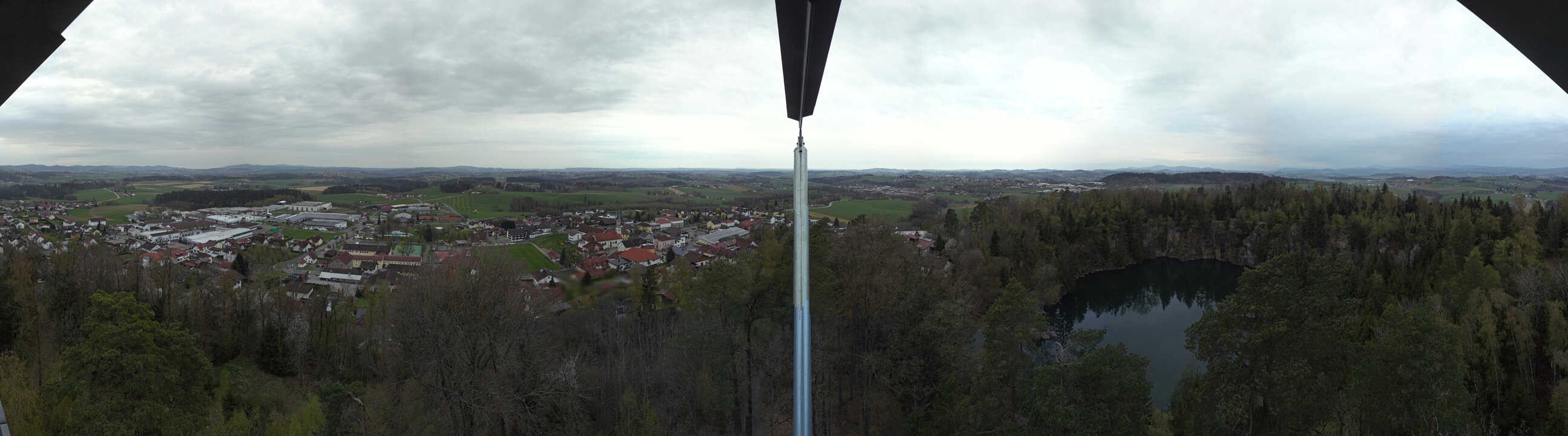 Archived image Webcam Büchlberg - Lookout tower