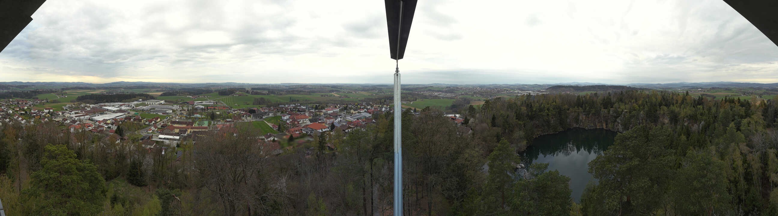 Archived image Webcam Büchlberg - Lookout tower