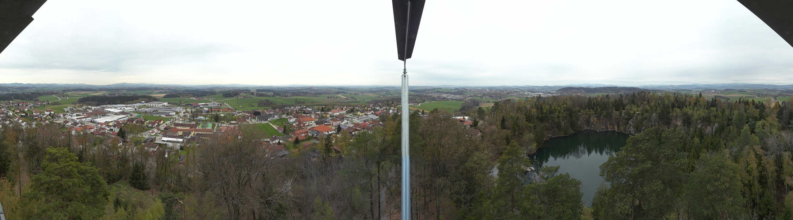Archived image Webcam Büchlberg - Lookout tower