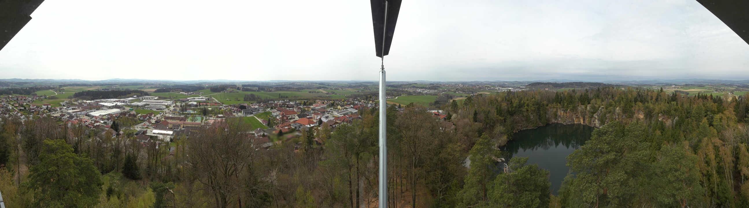 Archived image Webcam Büchlberg - Lookout tower