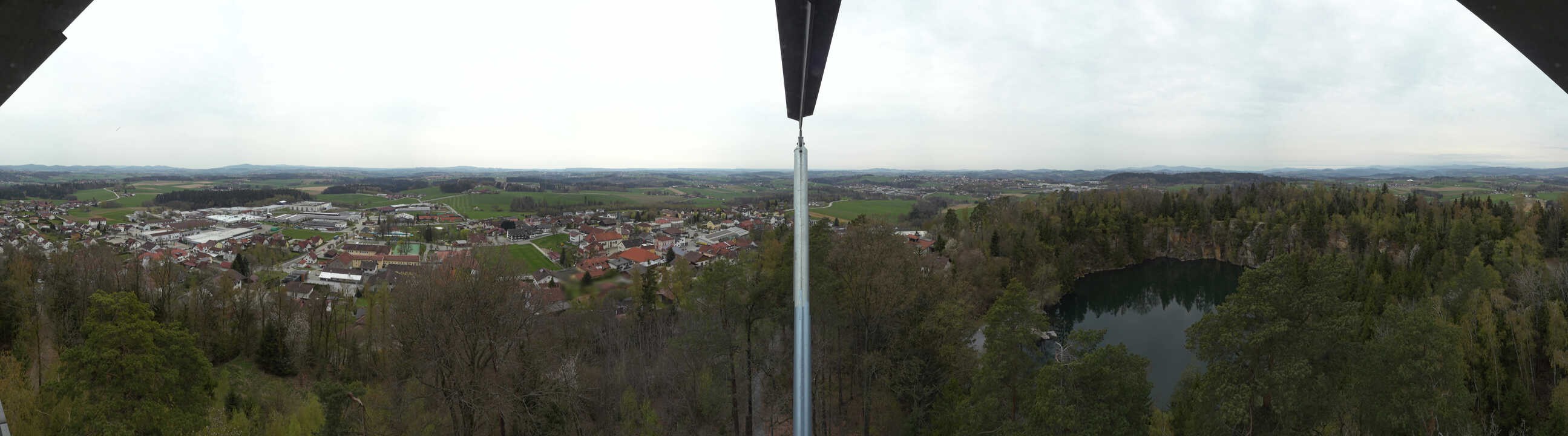 Archived image Webcam Büchlberg - Lookout tower