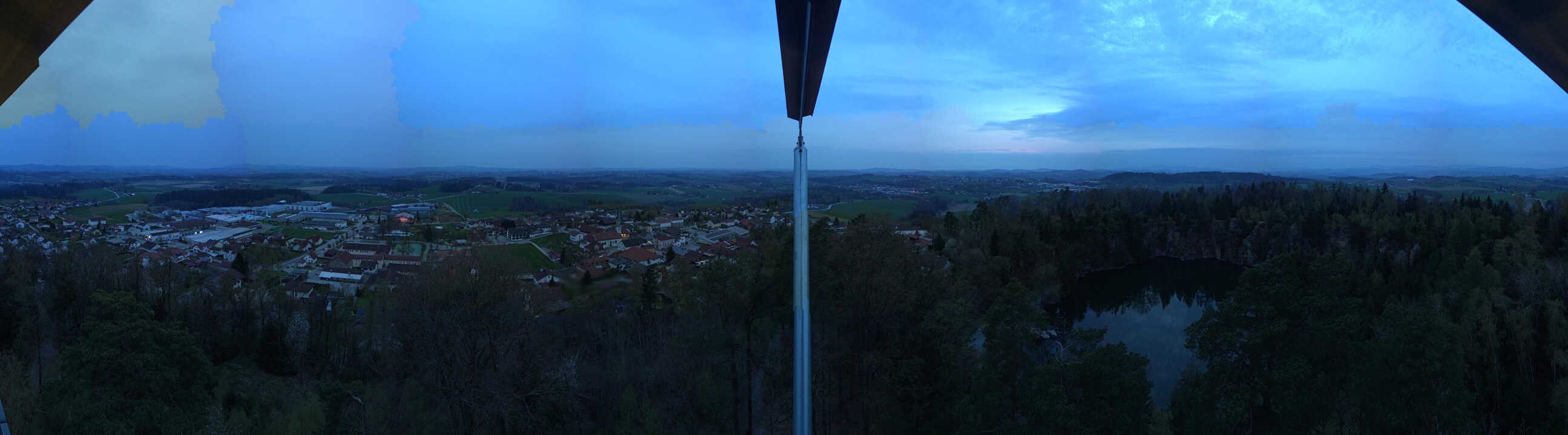 Archiv Foto Webcam Aussichtsturm am Steinbruch Büchlberg
