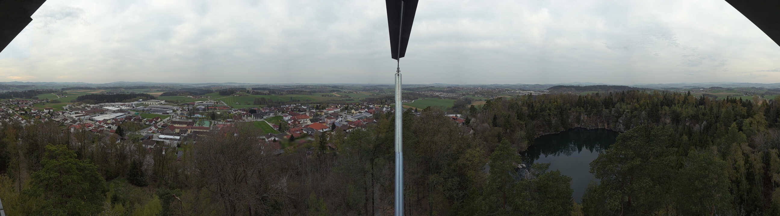 Archiv Foto Webcam Aussichtsturm am Steinbruch Büchlberg