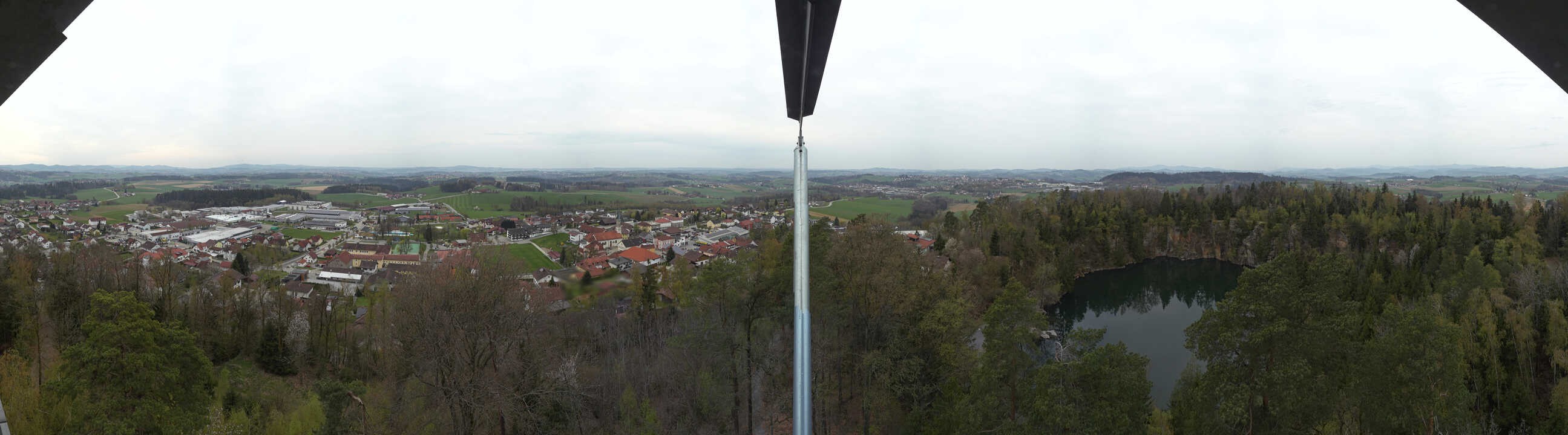 Archiv Foto Webcam Aussichtsturm am Steinbruch Büchlberg