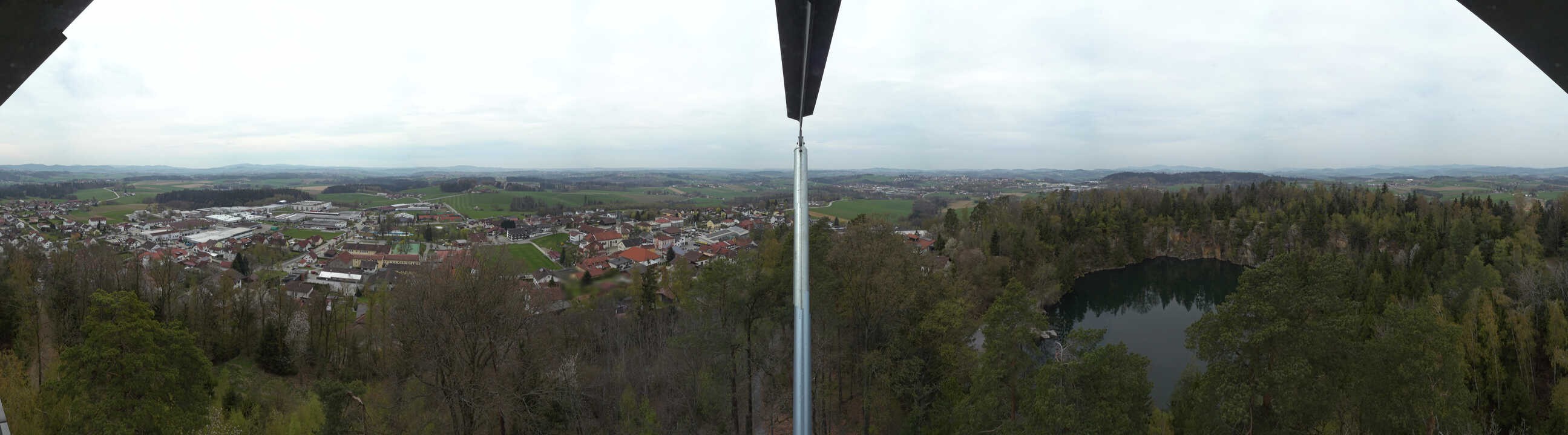 Archiv Foto Webcam Aussichtsturm am Steinbruch Büchlberg