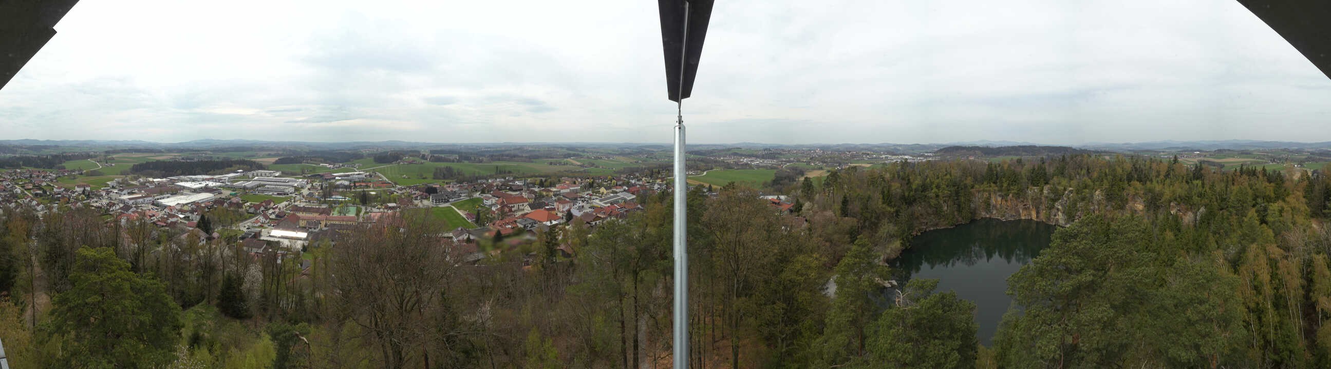 Archiv Foto Webcam Aussichtsturm am Steinbruch Büchlberg