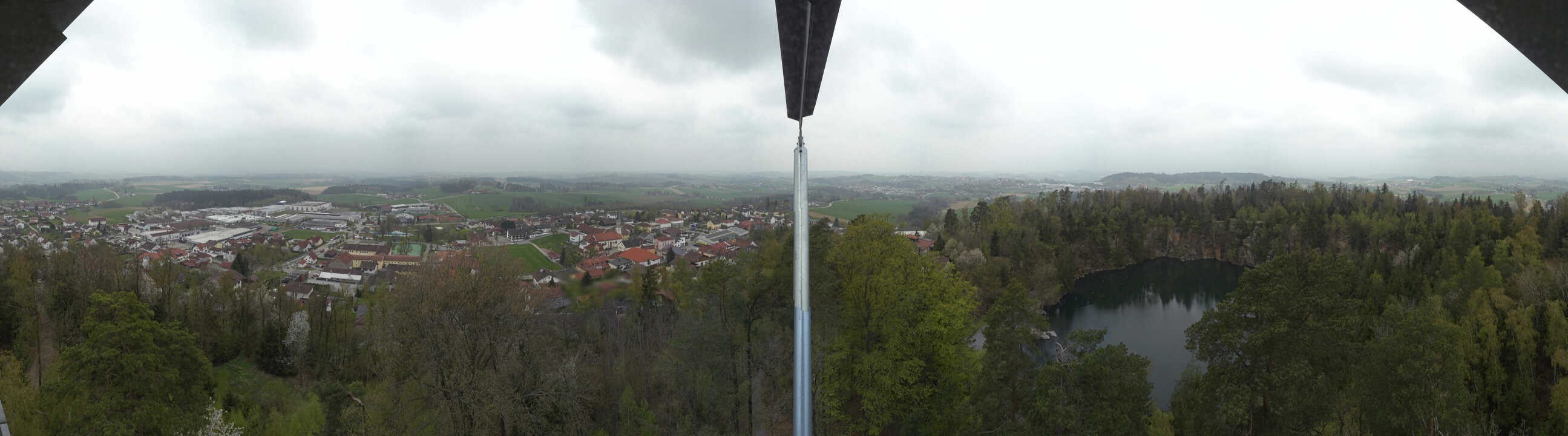 Archiv Foto Webcam Aussichtsturm am Steinbruch Büchlberg