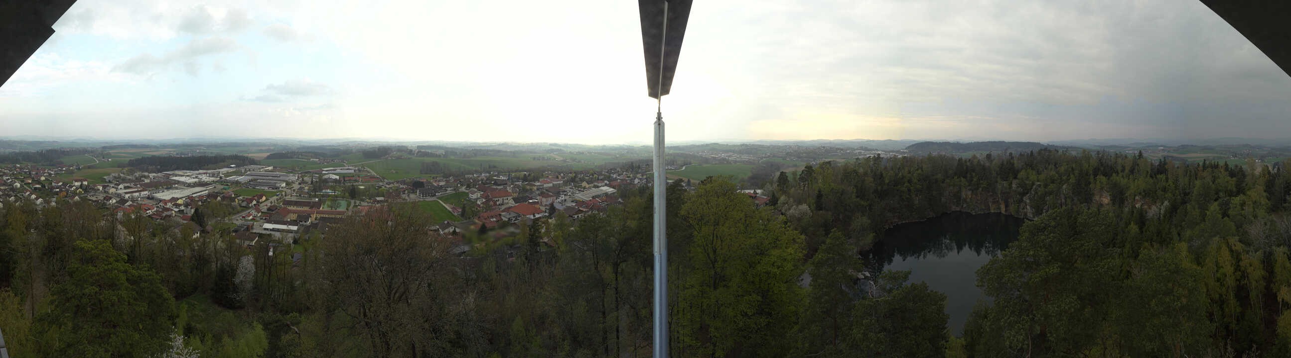 Archiv Foto Webcam Aussichtsturm am Steinbruch Büchlberg