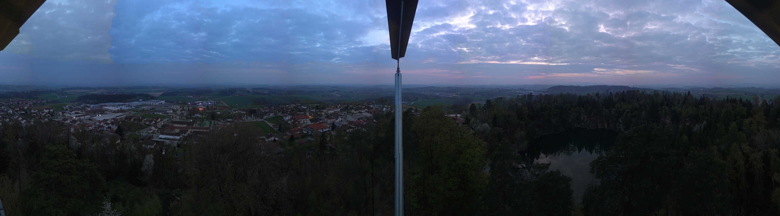 Archiv Foto Webcam Aussichtsturm am Steinbruch Büchlberg