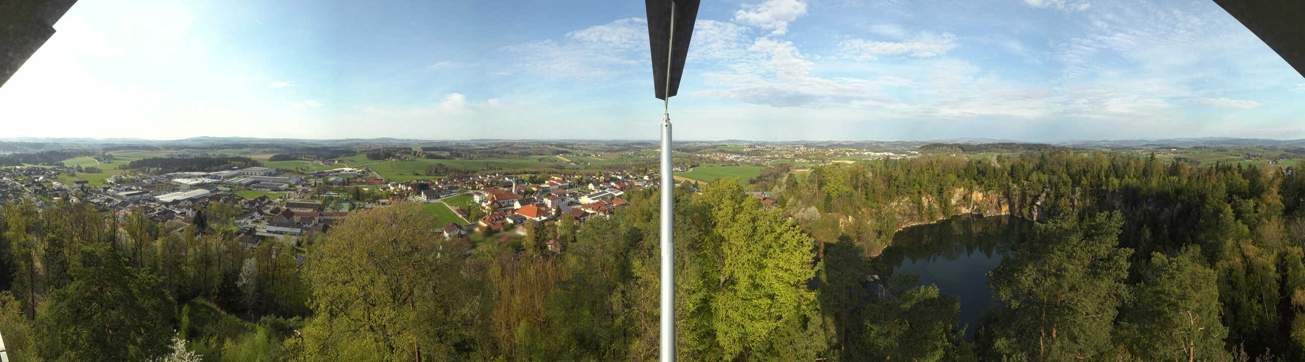 Archiv Foto Webcam Aussichtsturm am Steinbruch Büchlberg