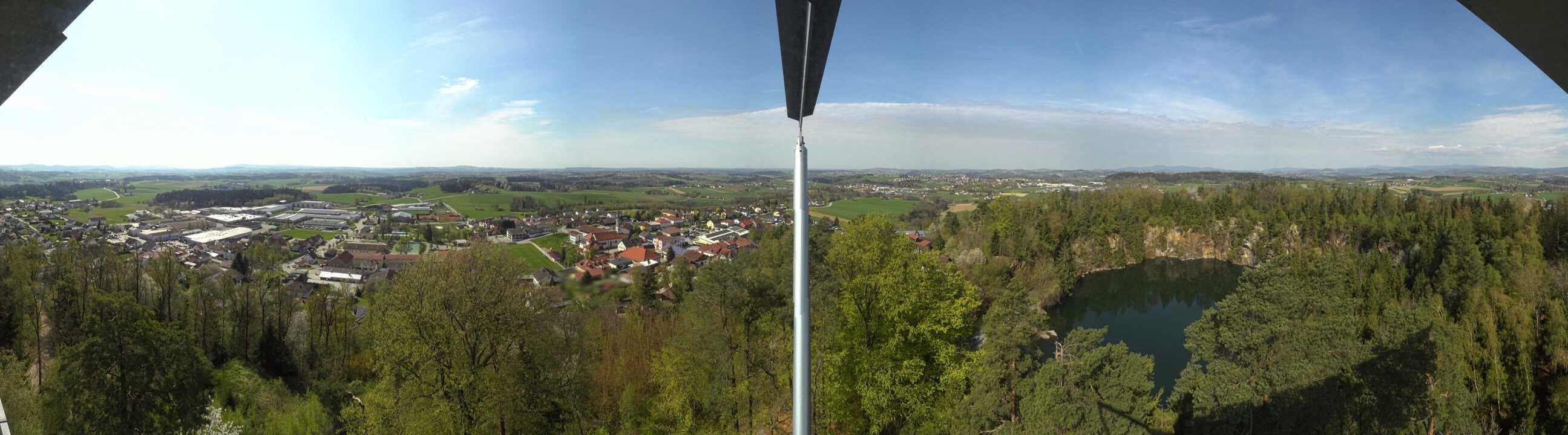 Archiv Foto Webcam Aussichtsturm am Steinbruch Büchlberg