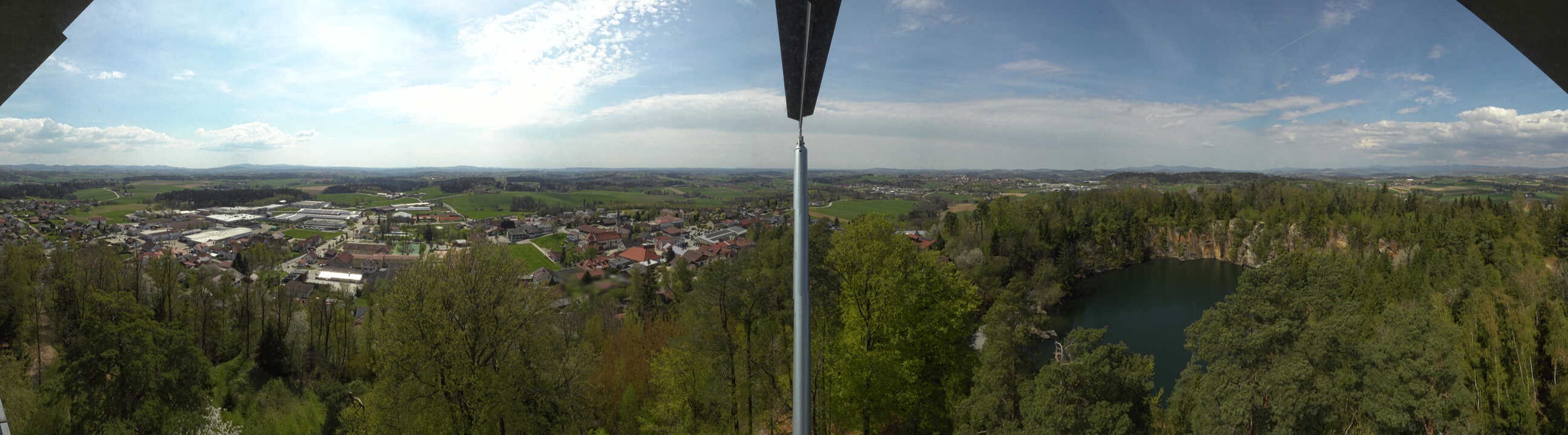 Archiv Foto Webcam Aussichtsturm am Steinbruch Büchlberg