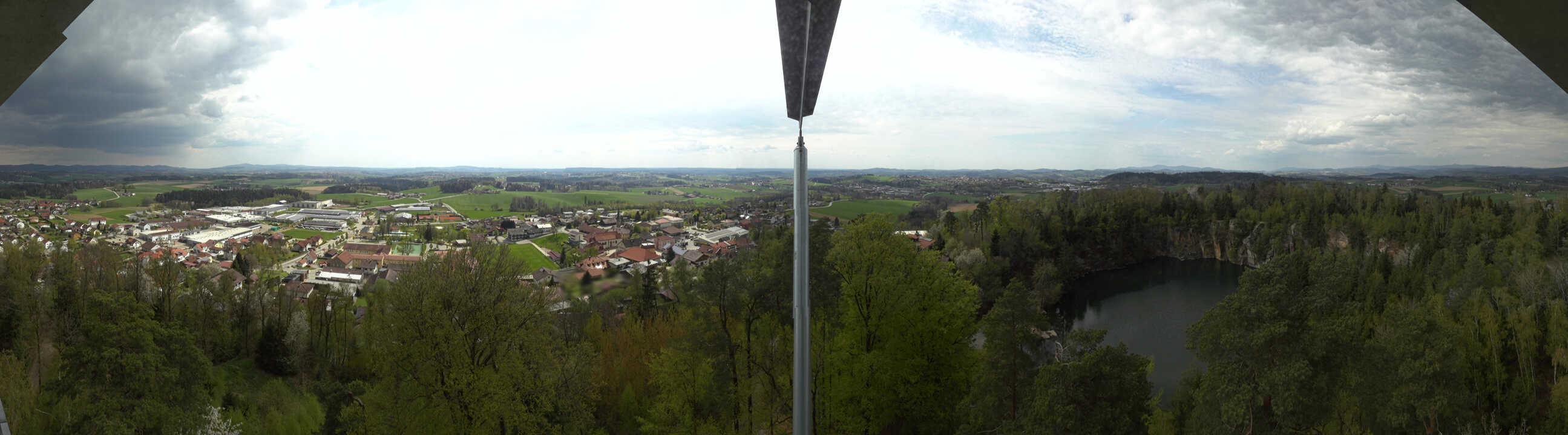 Archiv Foto Webcam Aussichtsturm am Steinbruch Büchlberg