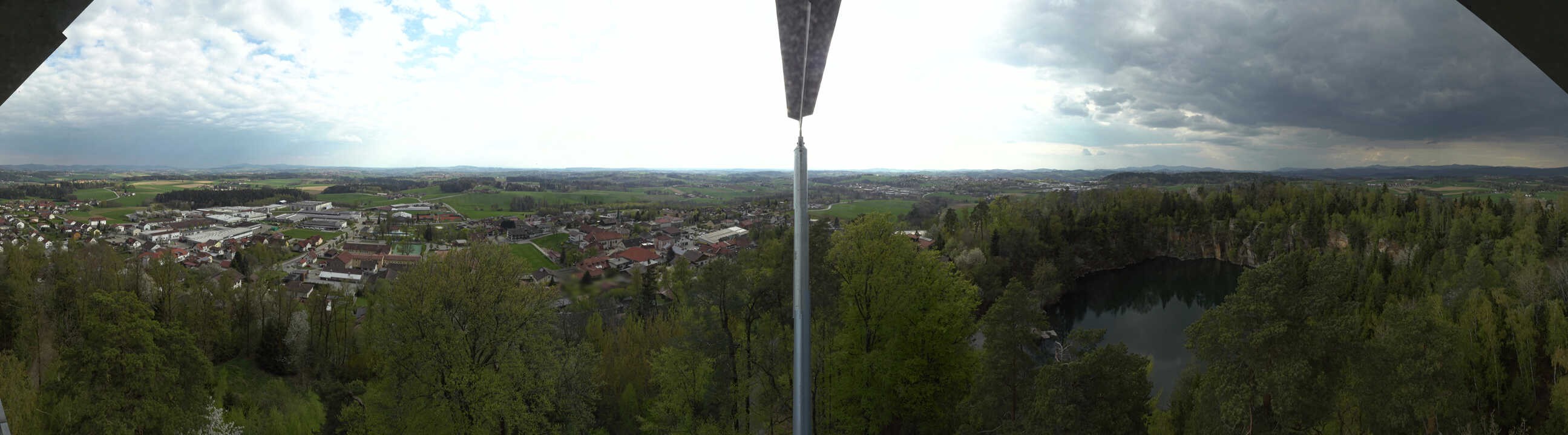 Archiv Foto Webcam Aussichtsturm am Steinbruch Büchlberg