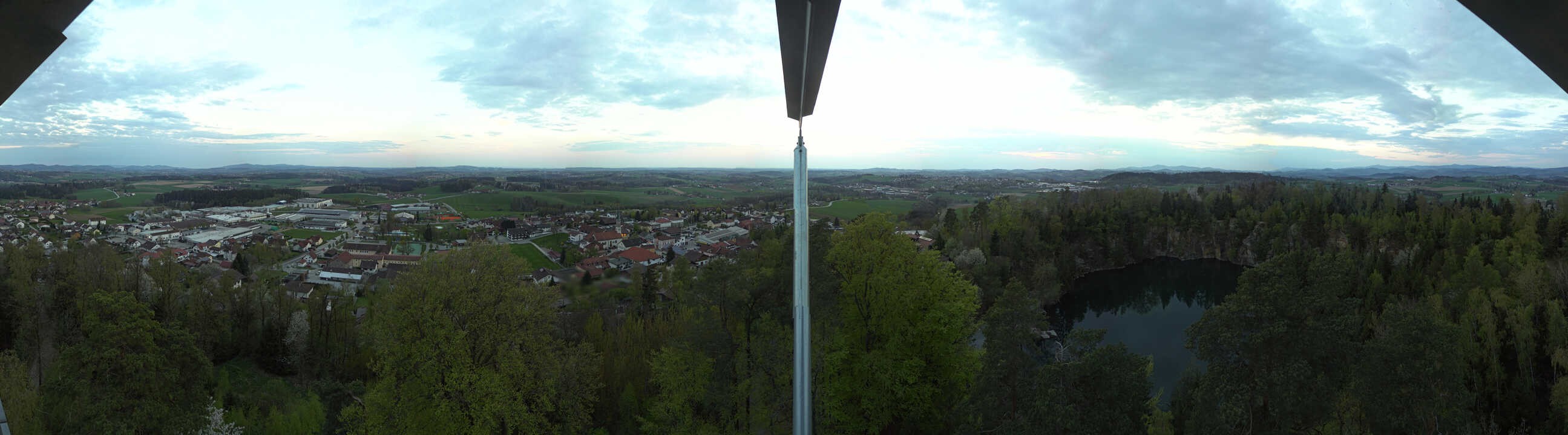 Archiv Foto Webcam Aussichtsturm am Steinbruch Büchlberg