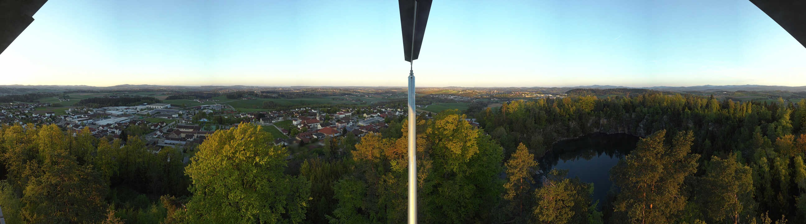 Archiv Foto Webcam Aussichtsturm am Steinbruch Büchlberg