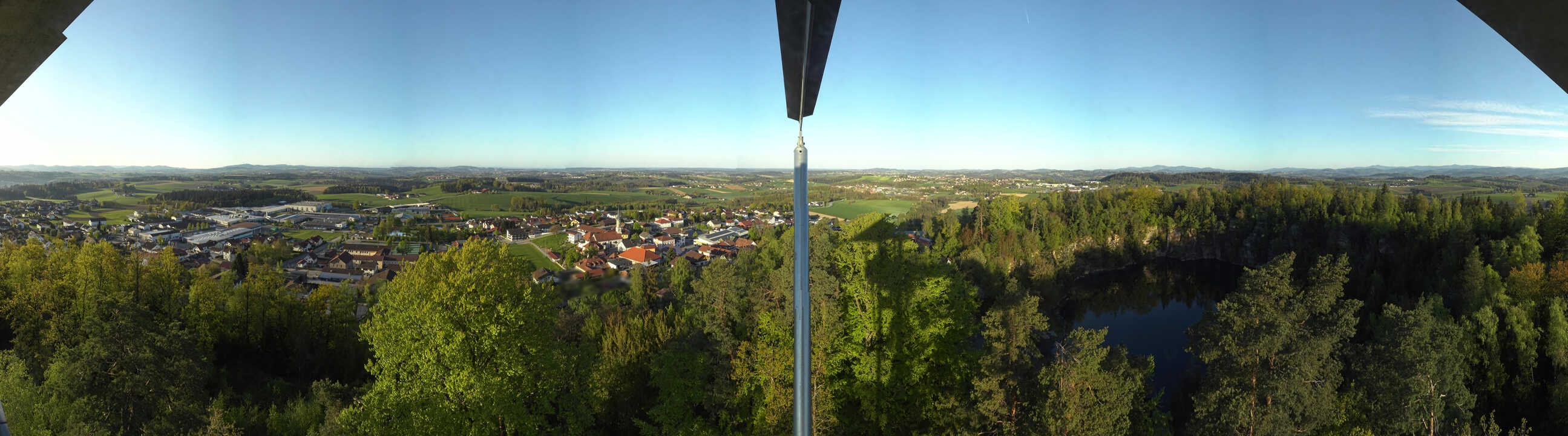 Archiv Foto Webcam Aussichtsturm am Steinbruch Büchlberg