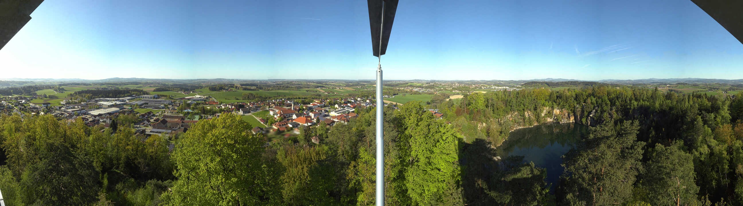 Archiv Foto Webcam Aussichtsturm am Steinbruch Büchlberg