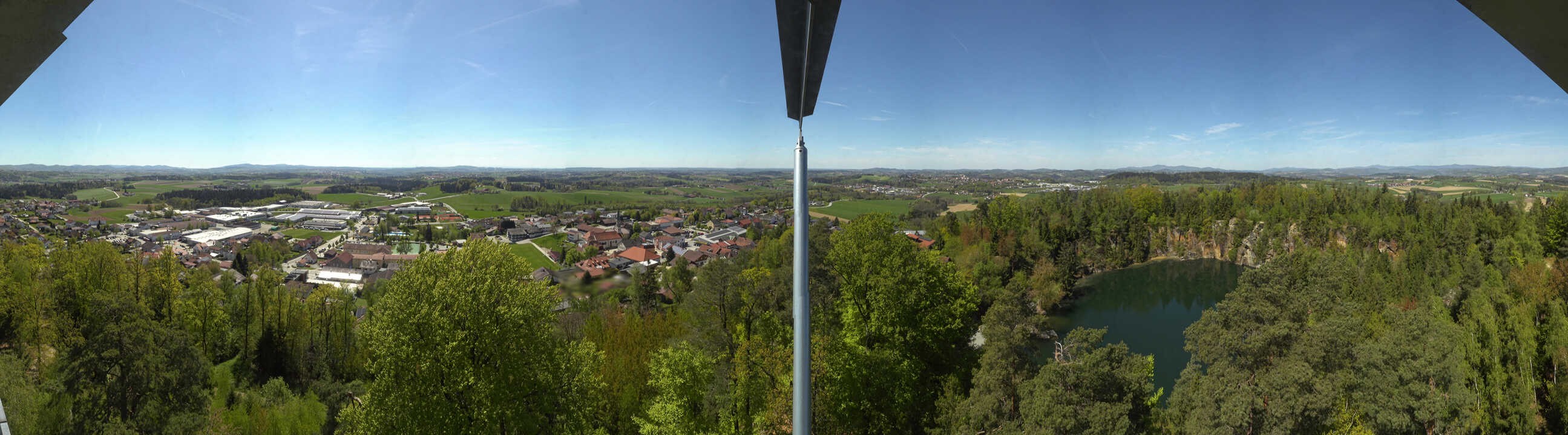 Archiv Foto Webcam Aussichtsturm am Steinbruch Büchlberg
