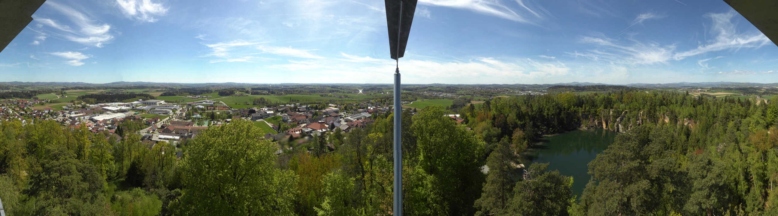 Archived image Webcam Büchlberg - Lookout tower