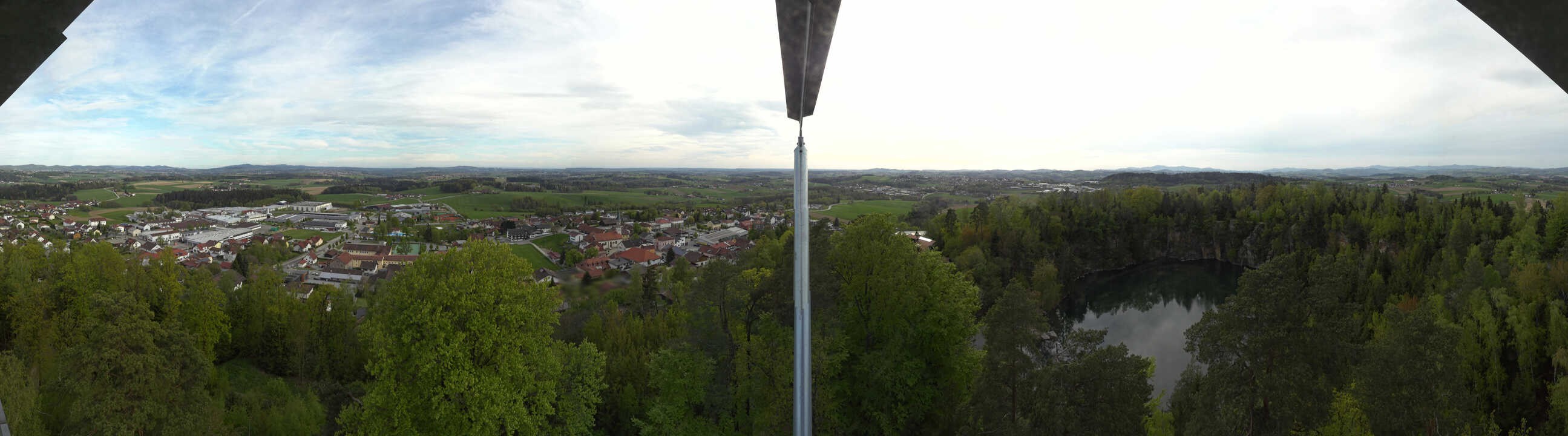 Archived image Webcam Büchlberg - Lookout tower