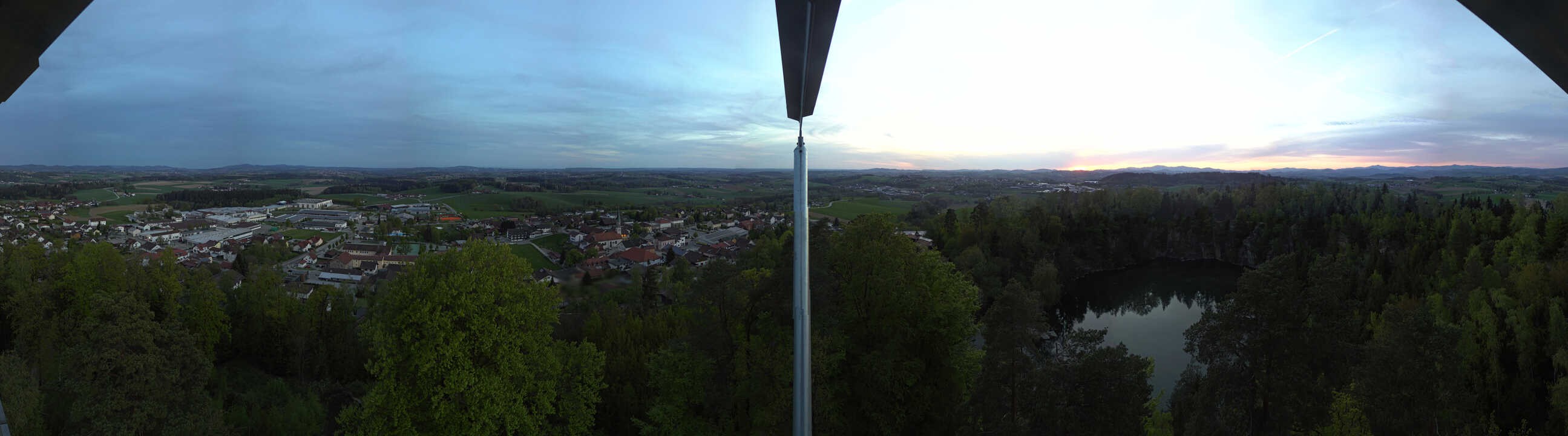 Archived image Webcam Büchlberg - Lookout tower